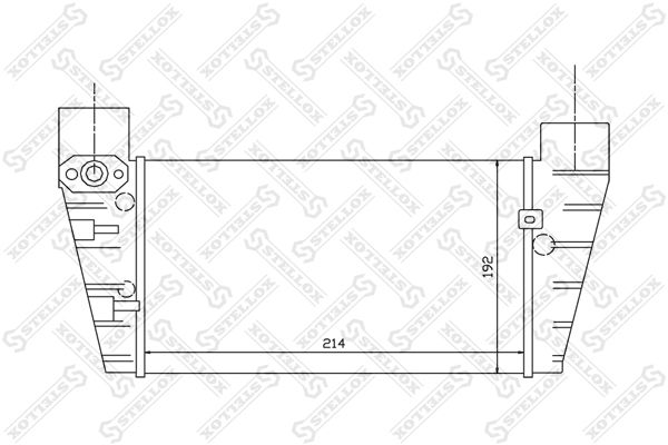 Интеркулер STELLOX 1040099SX