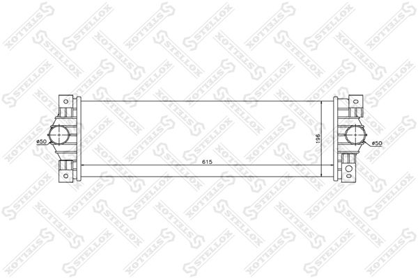 Интеркулер STELLOX 1040237SX