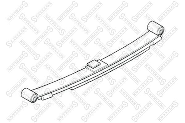 Многолистовая рессора STELLOX 1200009SX
