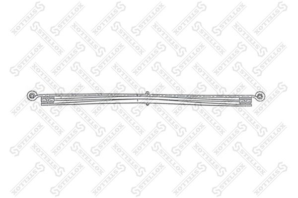 Многолистовая рессора STELLOX 1200081SX