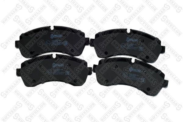Комплект тормозных колодок, дисковый тормоз STELLOX 1254000BSX