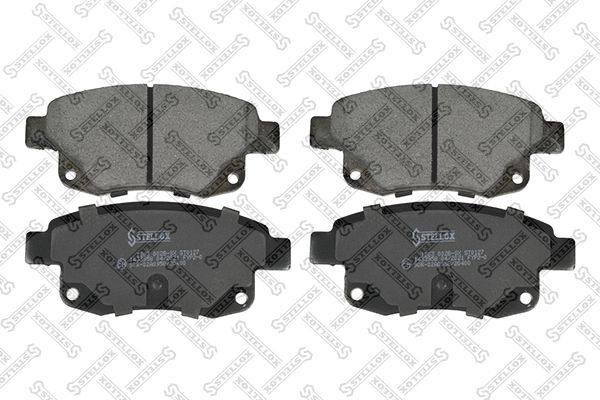 Комплект тормозных колодок, дисковый тормоз STELLOX 1263002BSX