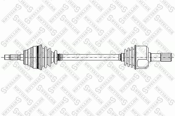 Приводной вал STELLOX 1581004SX