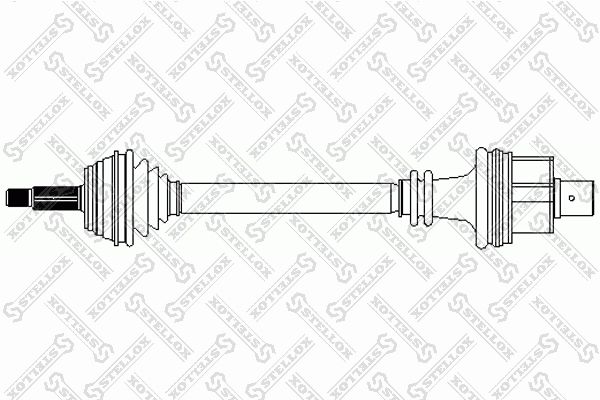 Приводной вал STELLOX 1581020SX