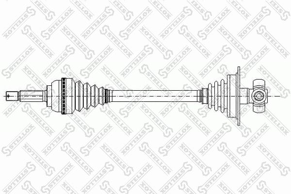 Приводной вал STELLOX 1581033SX