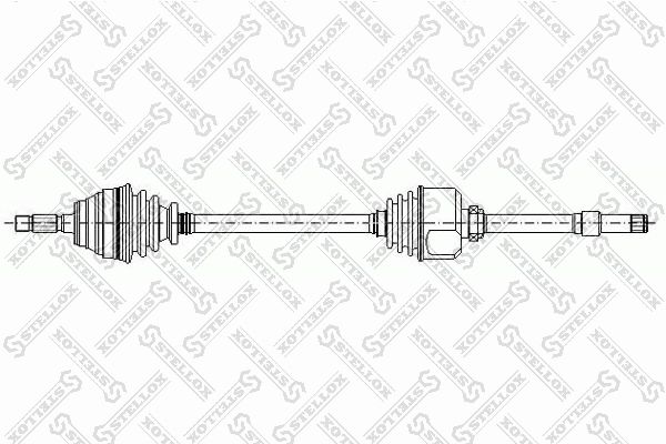 Приводной вал STELLOX 1581764SX