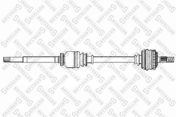 Приводной вал STELLOX 1581765SX