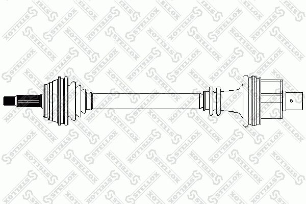 Приводной вал STELLOX 1581770SX