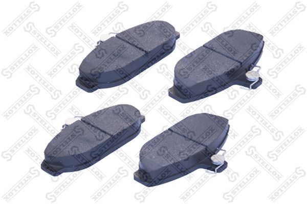Комплект тормозных колодок, дисковый тормоз STELLOX 167000SX