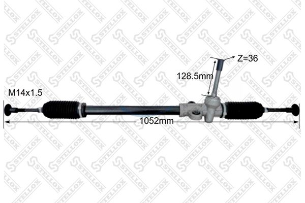 Рулевой механизм STELLOX 3137270SX