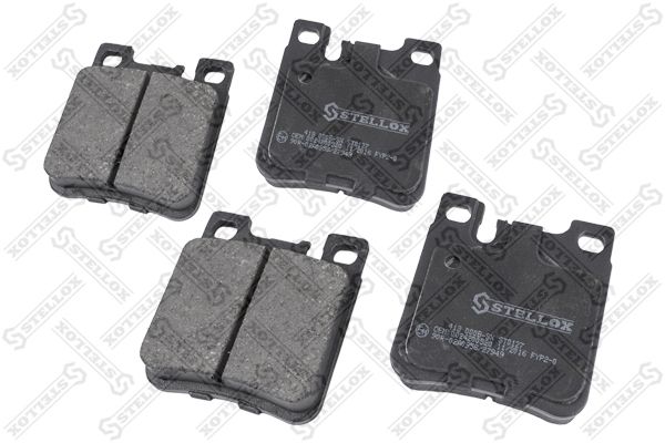 Комплект тормозных колодок, дисковый тормоз STELLOX 418000BSX