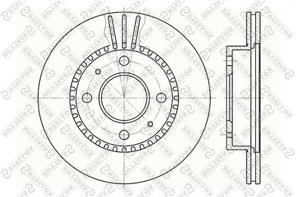 Тормозной диск STELLOX 60202244VSX