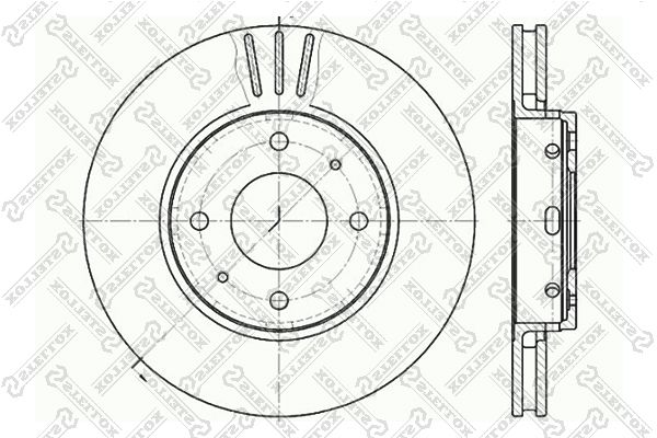 Тормозной диск STELLOX 60204839VSX