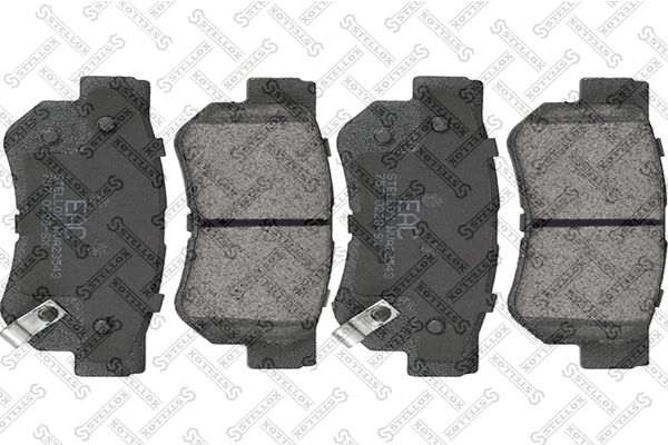 Комплект тормозных колодок, дисковый тормоз STELLOX 757022BSX
