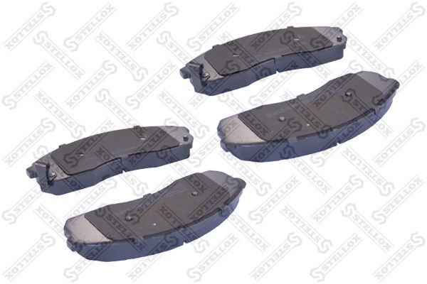 Комплект тормозных колодок, дисковый тормоз STELLOX 832002BSX
