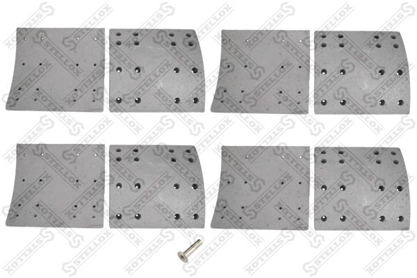 Комплект тормозных башмаков, барабанные тормоза STELLOX 8501028SX
