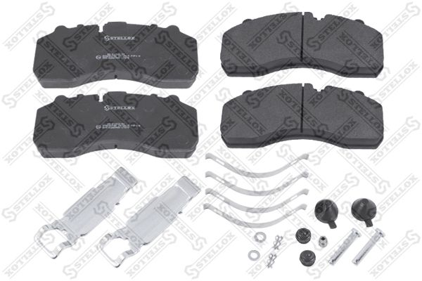 Комплект тормозных колодок, дисковый тормоз STELLOX 8501412SX