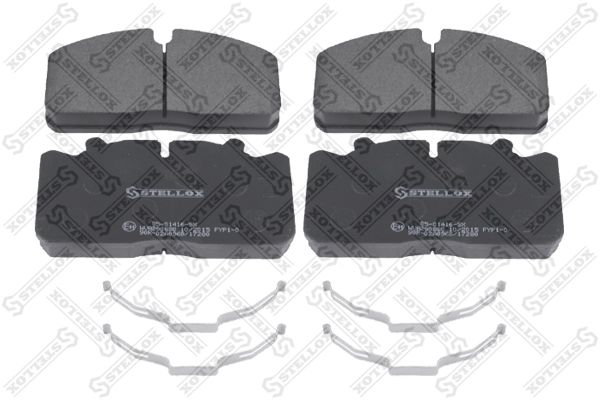 Комплект тормозных колодок, дисковый тормоз STELLOX 8501416SX