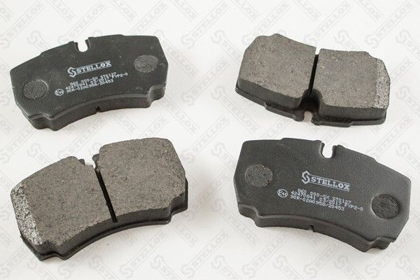 Комплект тормозных колодок, дисковый тормоз STELLOX 860000SX