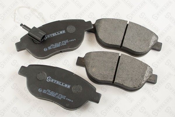 Комплект тормозных колодок, дисковый тормоз STELLOX 870001SX