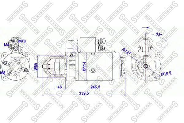 Стартер STELLOX 8802027SX
