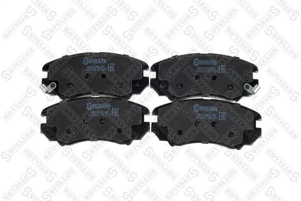 Комплект тормозных колодок, дисковый тормоз STELLOX 964002BSX