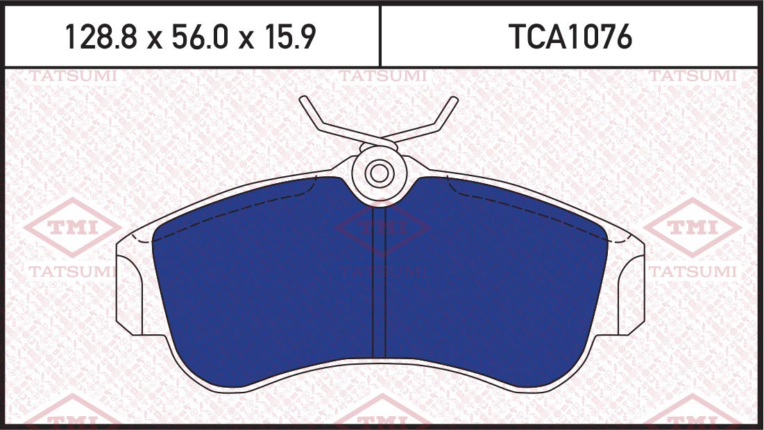 Колодки Тормозные Перед Nissan Primera 90-> TATSUMI TCA1076