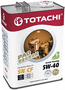 TOTACHI Grand Touring 5W-40 4 л. TOTACHI 4562374690844