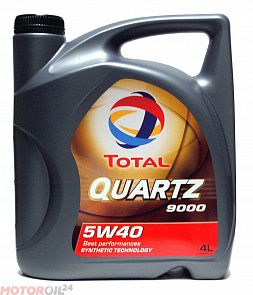 TOTAL Quartz 9000 5W-40 4 л. TOTAL 10210501