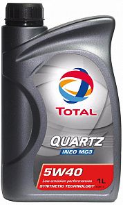 TOTAL Quartz INEO MC3 5W-40 1 л. TOTAL 174776