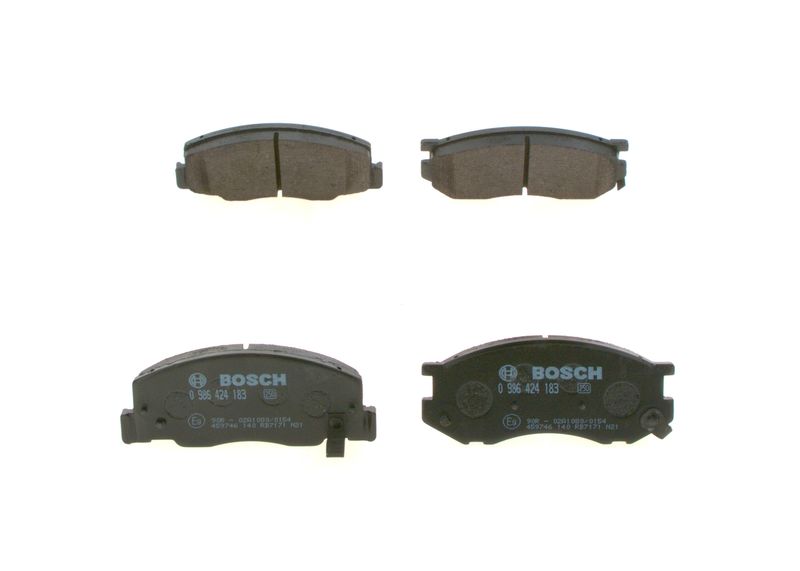 Комплект тормозных колодок, дисковый тормоз BOSCH 0986424183