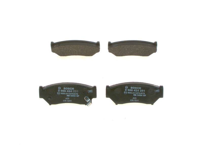 Комплект тормозных колодок, дисковый тормоз BOSCH 0986424251