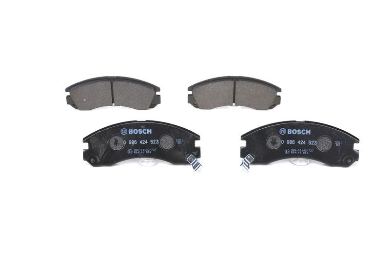 Комплект тормозных колодок, дисковый тормоз BOSCH 0986424523