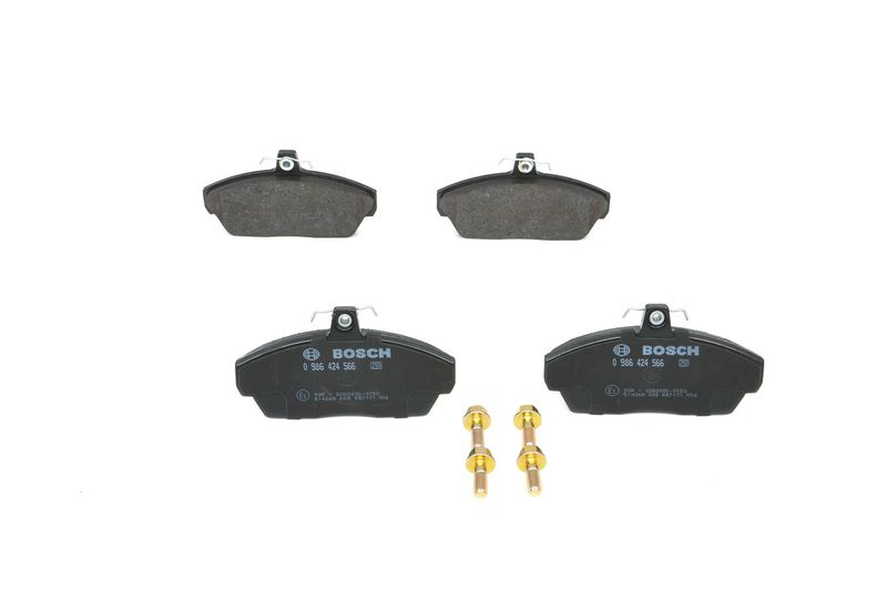 Комплект тормозных колодок, дисковый тормоз BOSCH 0986424566