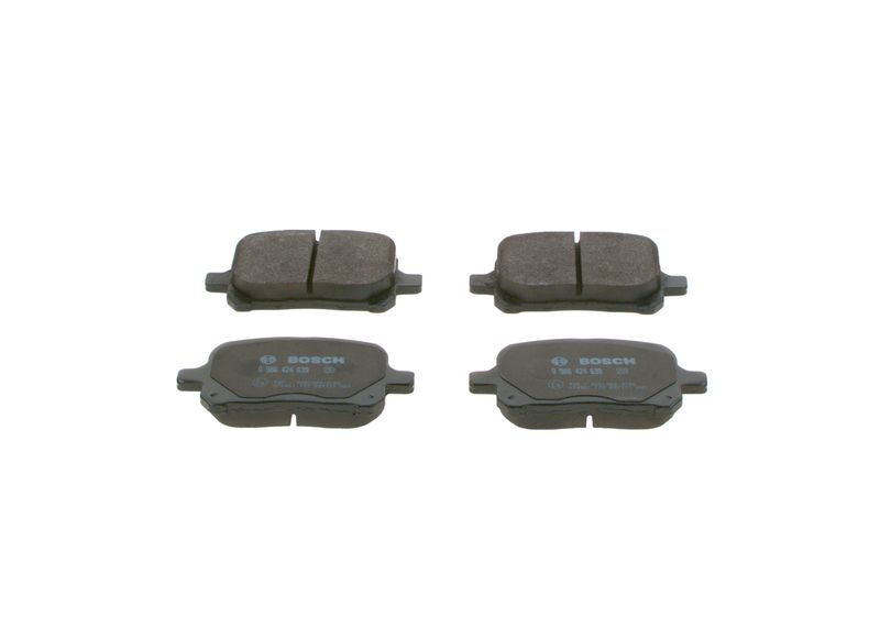 Комплект тормозных колодок, дисковый тормоз BOSCH 0986424639