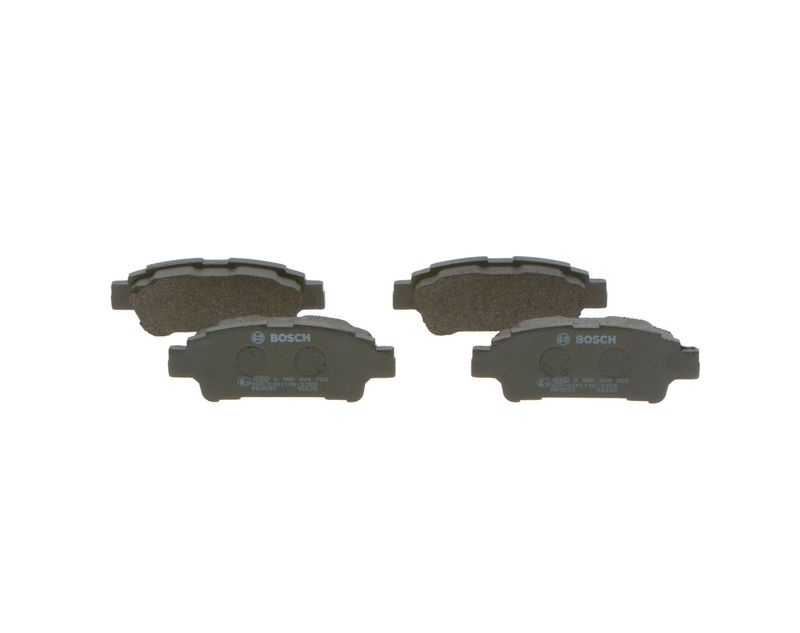 Комплект тормозных колодок, дисковый тормоз BOSCH 0986424762