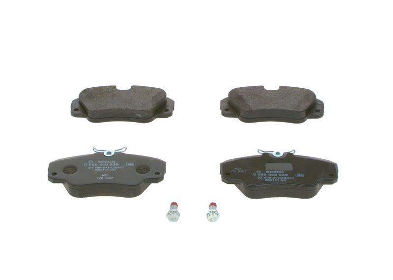 Комплект тормозных колодок, дисковый тормоз BOSCH 0986460939