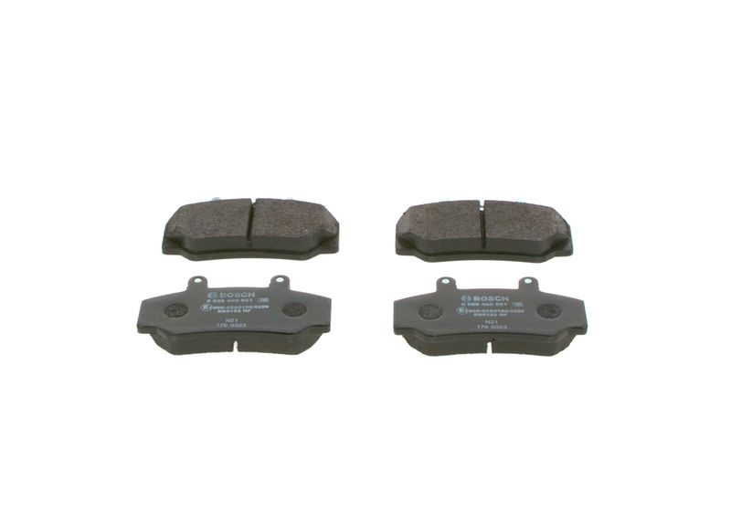 Комплект тормозных колодок, дисковый тормоз BOSCH 0986460961