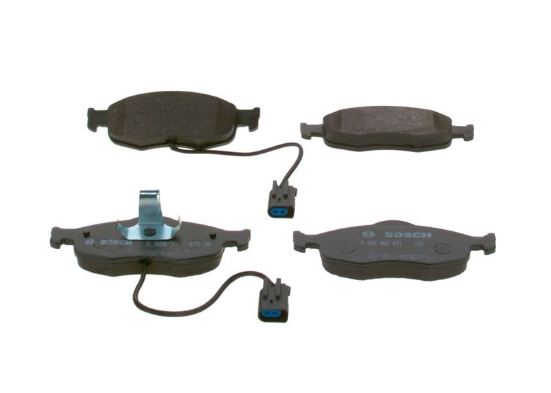 Комплект тормозных колодок, дисковый тормоз BOSCH 0986460971