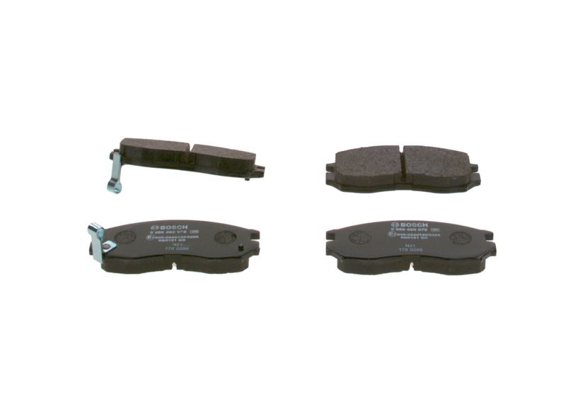 Комплект тормозных колодок, дисковый тормоз BOSCH 0986460979