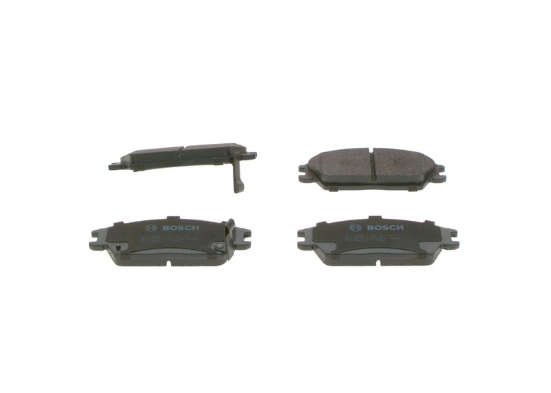 Комплект тормозных колодок, дисковый тормоз BOSCH 0986461127