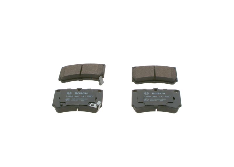 Комплект тормозных колодок, дисковый тормоз BOSCH 0986461141