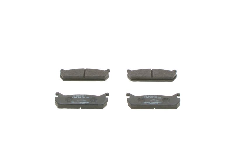 Комплект тормозных колодок, дисковый тормоз BOSCH 0986461146