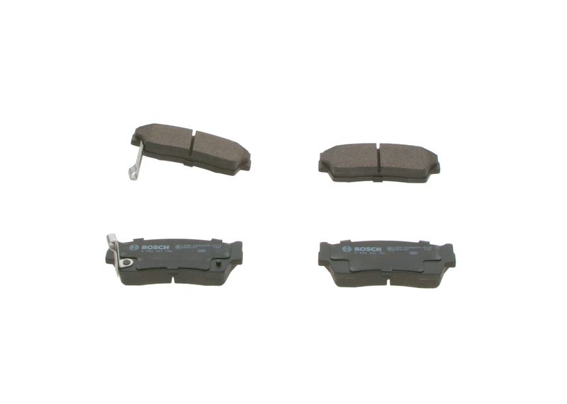 Комплект тормозных колодок, дисковый тормоз BOSCH 0986461750