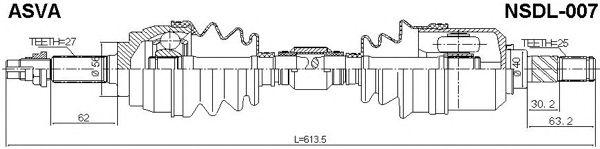 Запчасть ASVA NSDL007