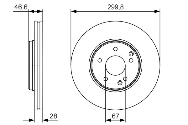 Тормозной диск BOSCH 0986479R79