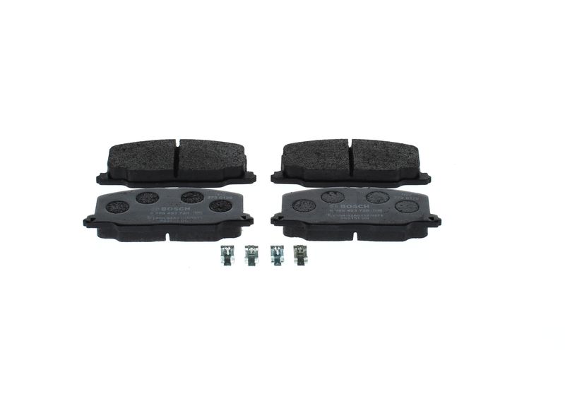Комплект тормозных колодок, дисковый тормоз BOSCH 0986493720