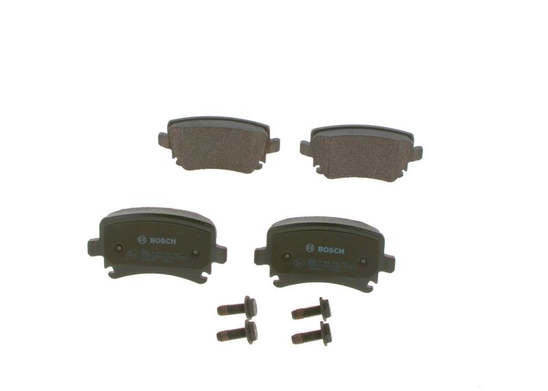 Комплект тормозных колодок, дисковый тормоз BOSCH 0986494053