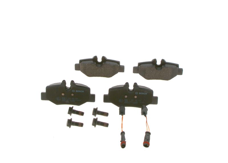 Комплект тормозных колодок, дисковый тормоз BOSCH 0986494082