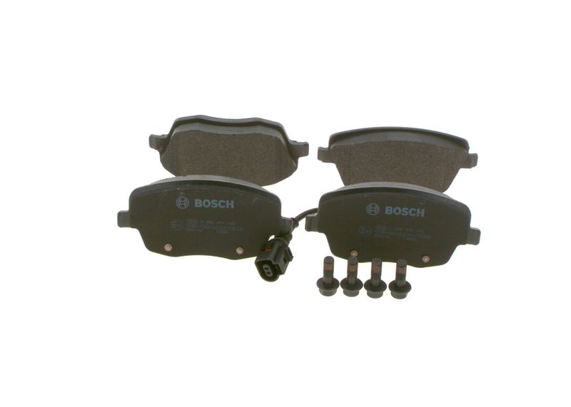 Комплект тормозных колодок, дисковый тормоз BOSCH 0986494105